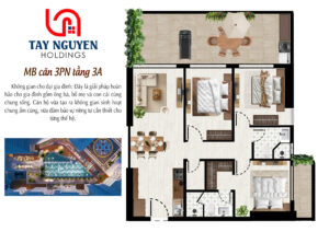 Căn hộ 3pn view hồ bơi tại Eco Palace
